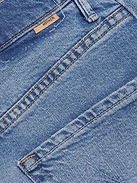 The Half-Pipe Bermuda Frayed Denim Shorts