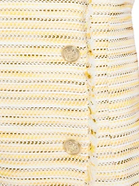 Cotton-Blend Tweed Sleeveless Dress