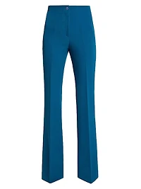 Flared Pant In Tehno Crepe