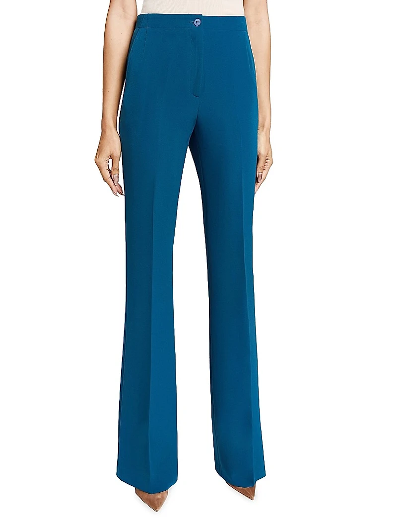 Flared Pant In Tehno Crepe