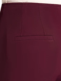 Techno Crepe Straight-Leg Pants