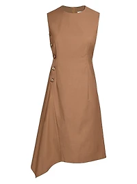 Becca Asymmetric-Hem Knee-Length Dress