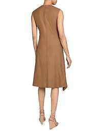 Becca Asymmetric-Hem Knee-Length Dress