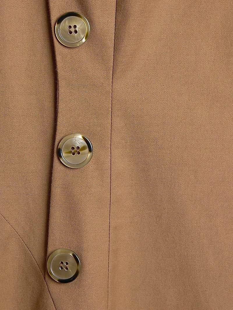 Becca Asymmetric-Hem Knee-Length Dress