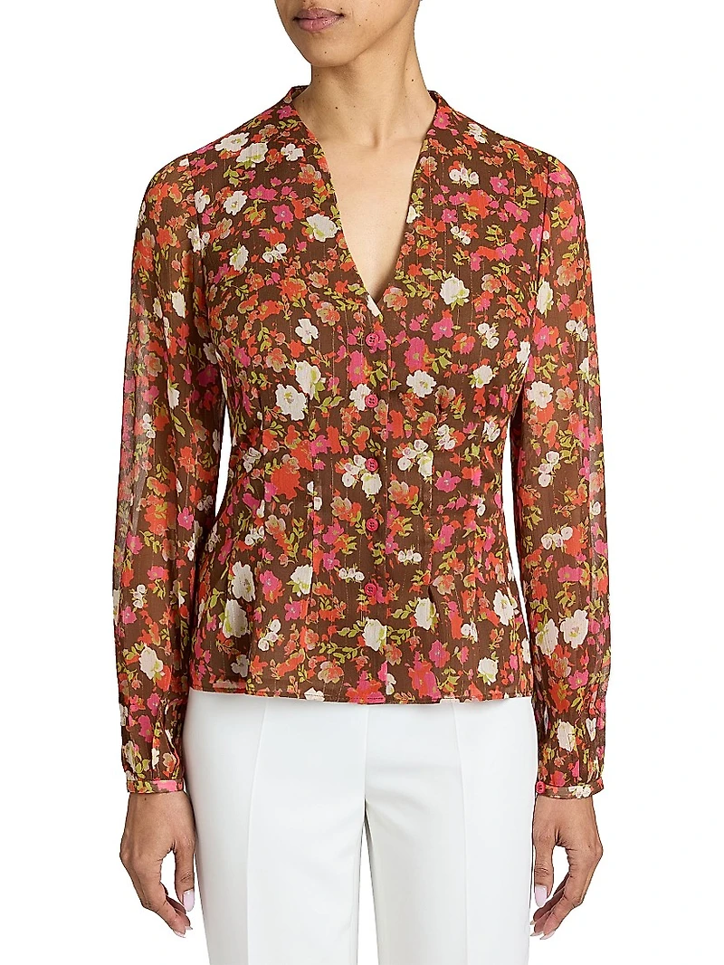 Winnie Floral Georgette Blouse