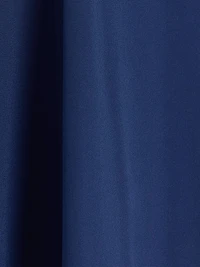 Silk Crêpe de Chine Fit & Flare Midi-Dress