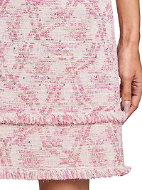 Melania Tweed Ruffled Minidress