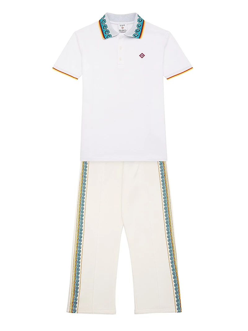 Little Boy's & Greco Wave Joggers