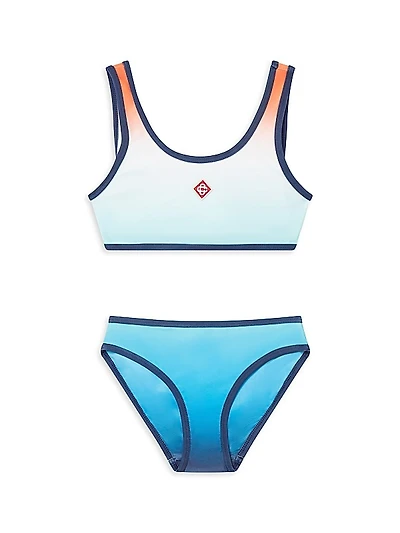 Little Girl's & Girl's Ombré Bikini Set