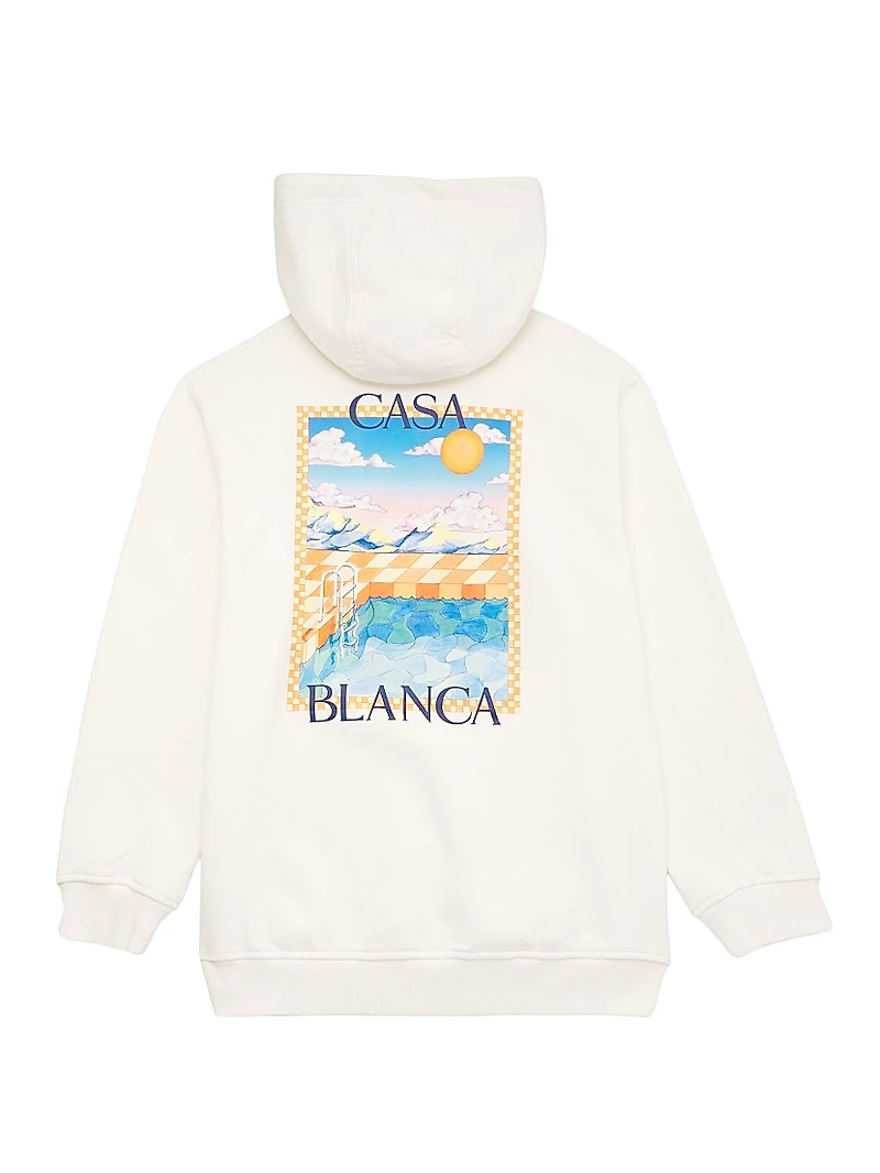 Little Boy's & Surreal Pool Graphic Hoodie