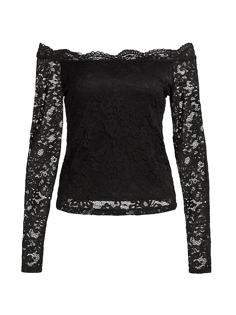 Lace Off-the-Shoulder Top