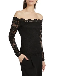 Lace Off-the-Shoulder Top