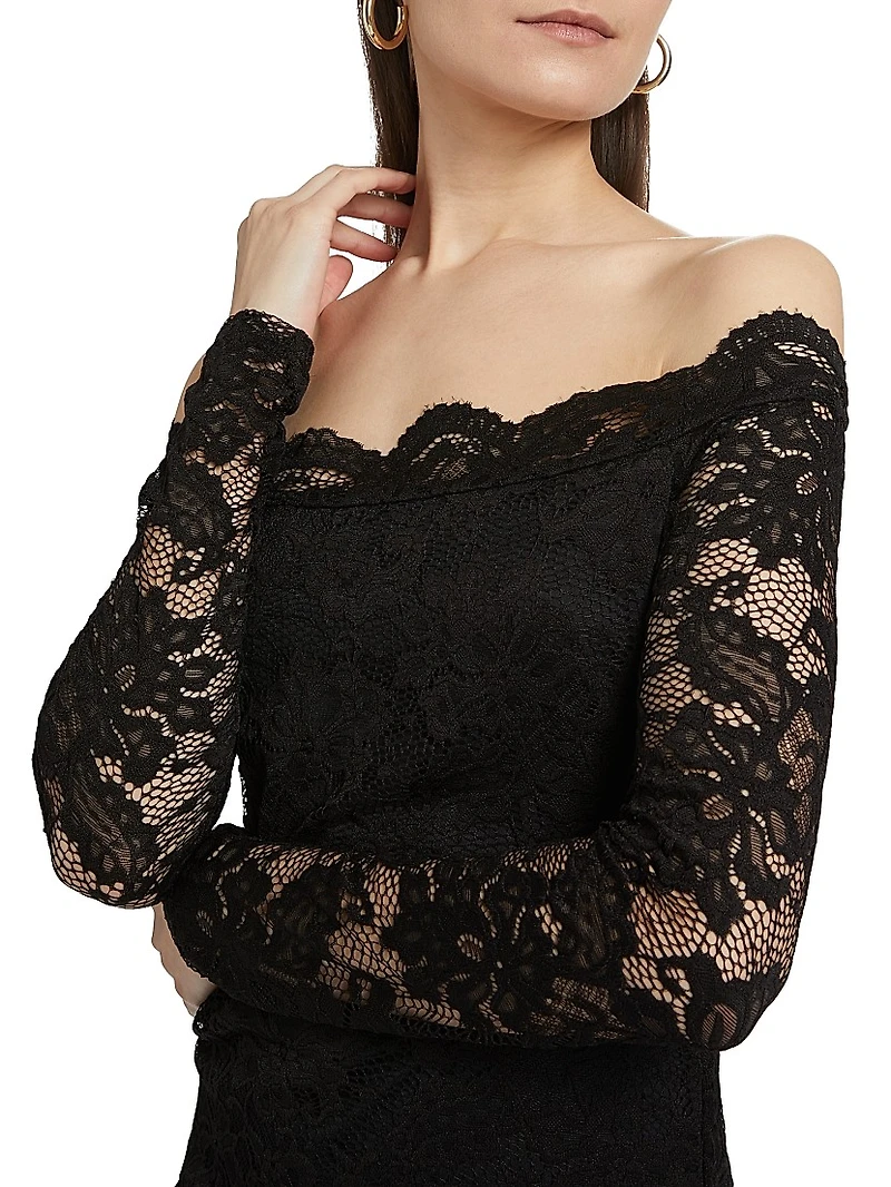 Lace Off-the-Shoulder Top