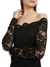 Lace Off-the-Shoulder Top