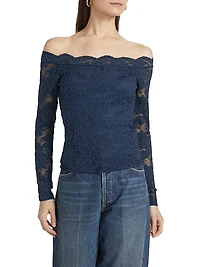 Lace Off-the-Shoulder Top
