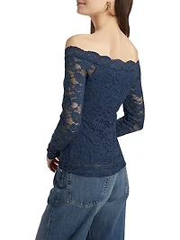 Lace Off-the-Shoulder Top