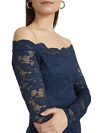Lace Off-the-Shoulder Top