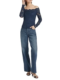 Lace Off-the-Shoulder Top