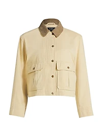 Classic-Cut Twill Jacket