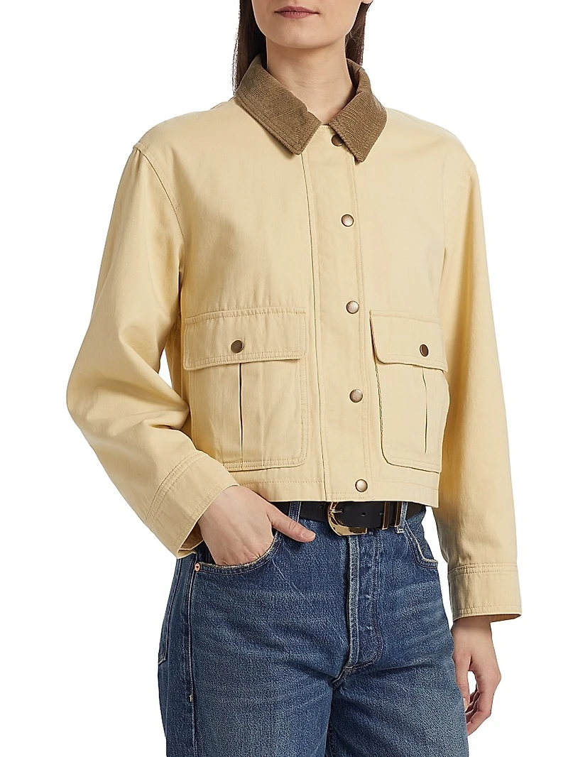 Classic-Cut Twill Jacket