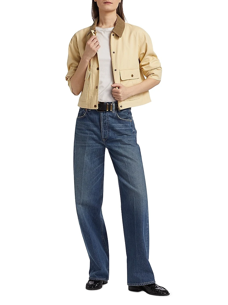 Classic-Cut Twill Jacket