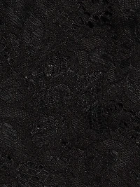 Stretch-Lace Long-Sleeve Top