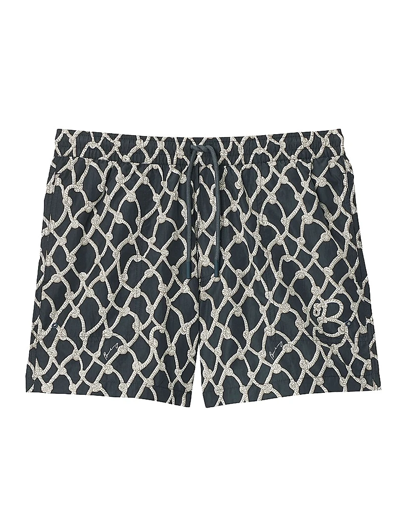 Knot Graphic Swim Shorts