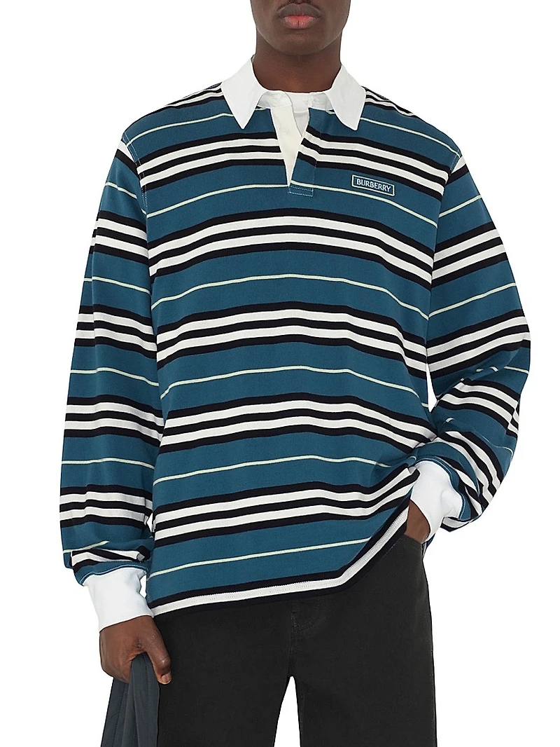 Striped Cotton Rugby Shirt