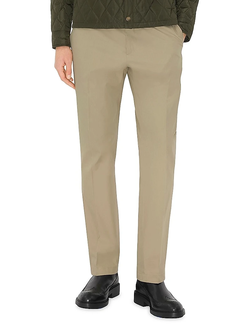 Crease-Front Chino Pants