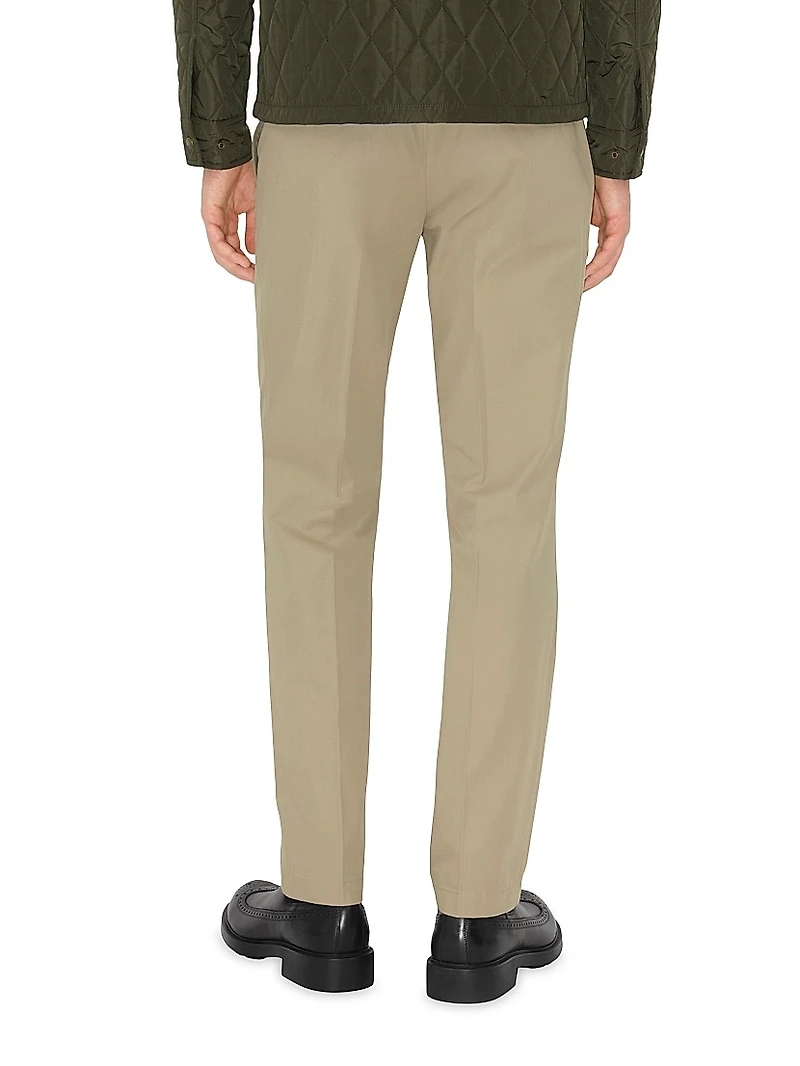 Crease-Front Chino Pants