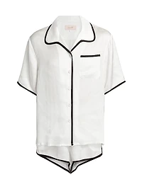 Annabelle Satin Boxer Pajama Set