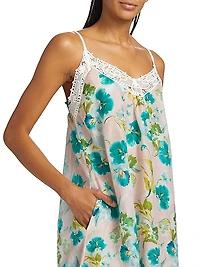 Audrey Floral Lace Maxi Nightie