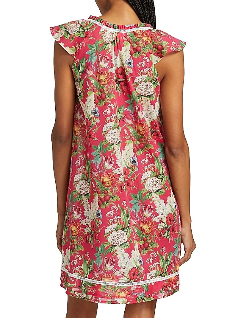 Clara Flutter-Sleeve Nightie