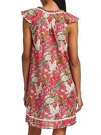 Clara Flutter-Sleeve Nightie
