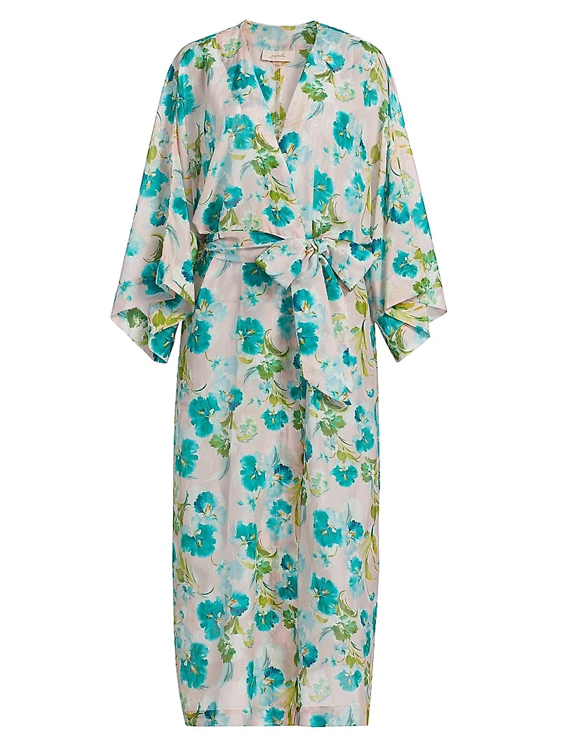 Audrey Floral Kimono Robe
