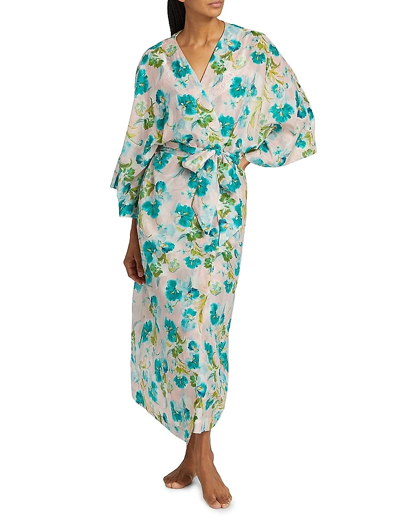 Audrey Floral Kimono Robe
