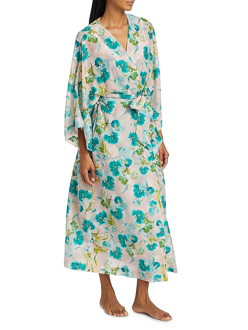 Audrey Floral Kimono Robe