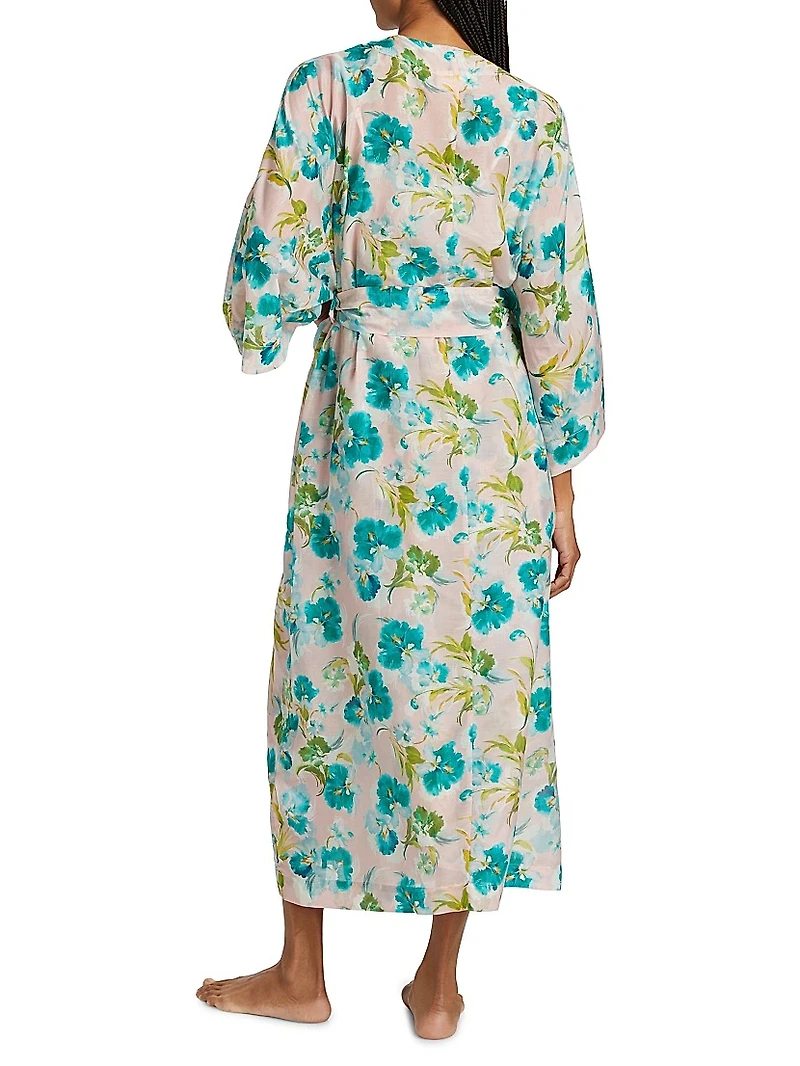 Audrey Floral Kimono Robe