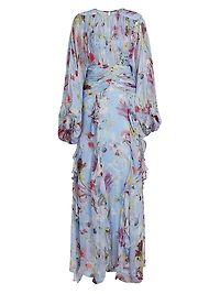 Lily Flower Maxi Dress