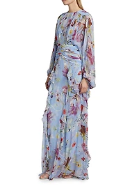 Lily Flower Maxi Dress