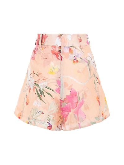 Lily Floral High-Rise Shorts
