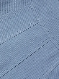 Everyday Tropics Seamed Full Midi-Skirt