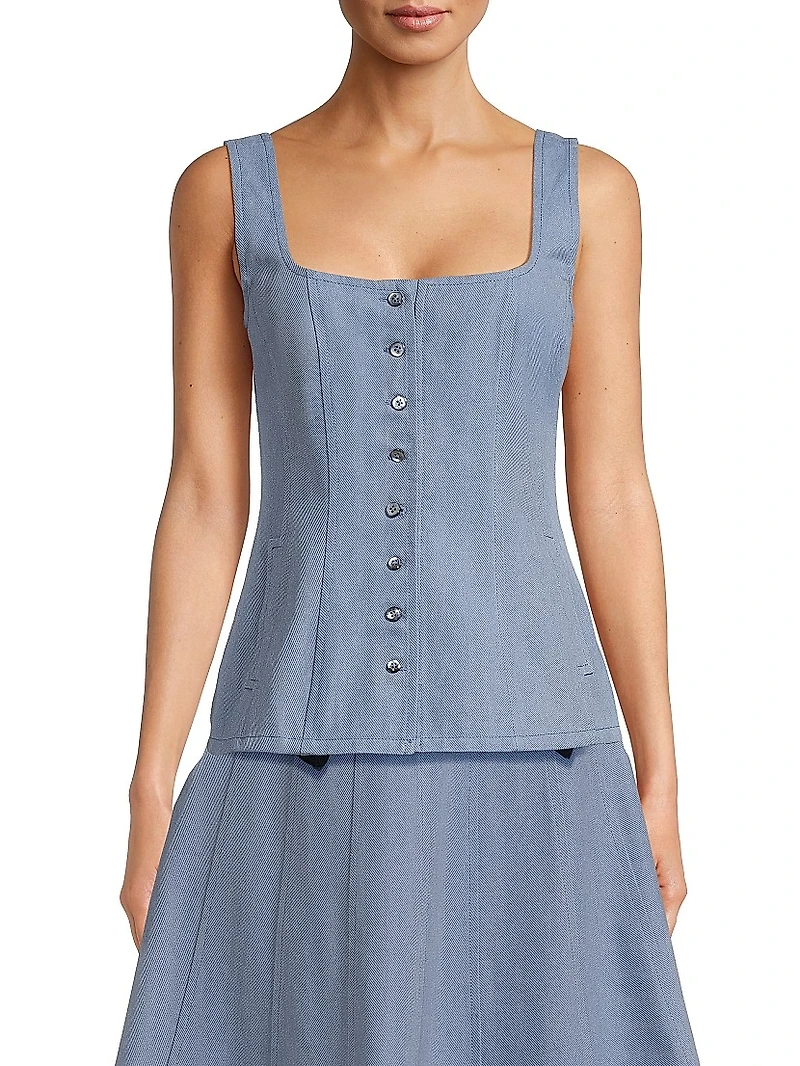 Everyday Tropics Seamed Vest