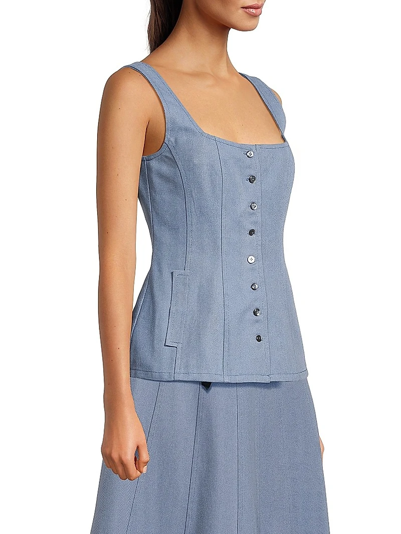 Everyday Tropics Seamed Vest