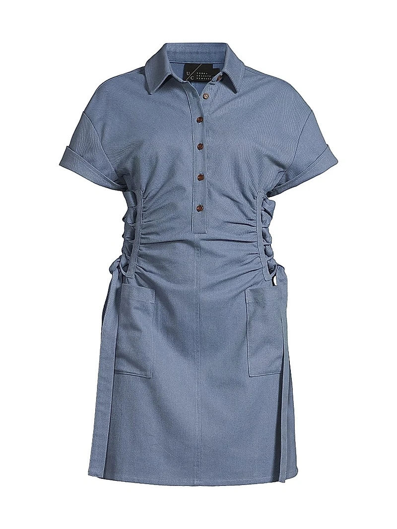 Everyday Tropics Laced Side Waist Minidress