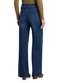 Le Slim Palazzo Jeans