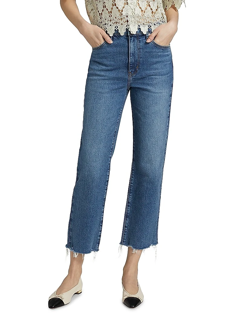 The Ruler High-Rise Stretch Crop Jeans