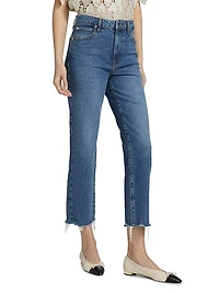 The Ruler High-Rise Stretch Crop Jeans
