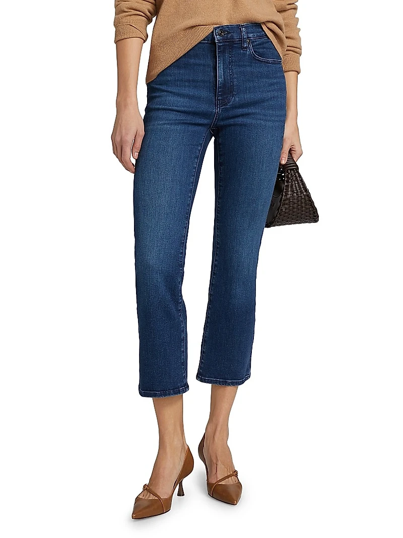 The Reboot Crop Mid-Rise Jeans