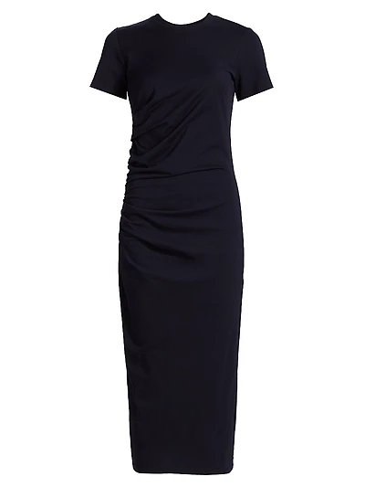 The Twist Cotton Midi-Dress